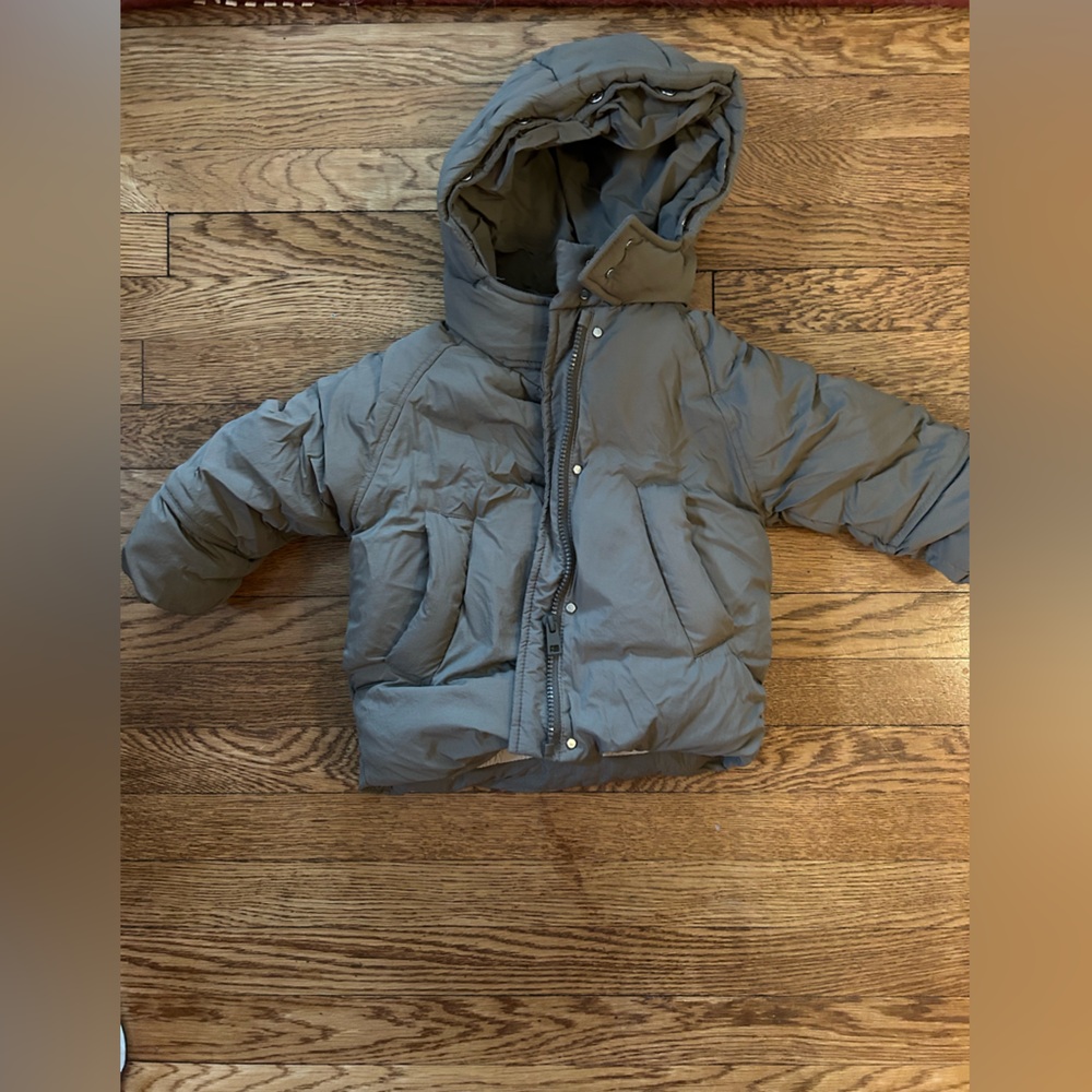 Zara 18-24 months Mushroom Brown Coat